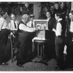 David Belasco with the Heads of His Artistic and Mechanical Departments
