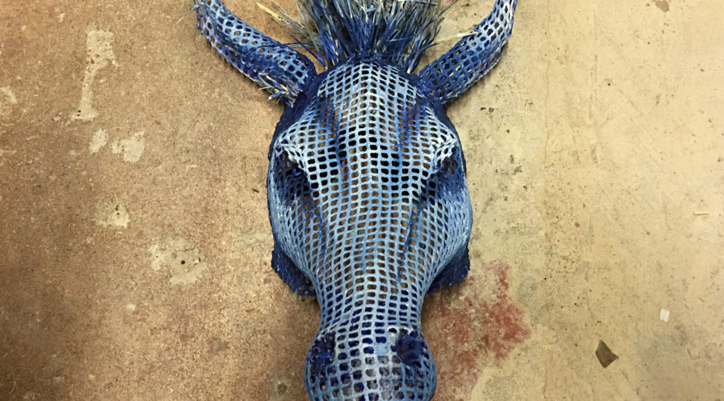 The donkey mask from "A Midsummer Night's Dream"