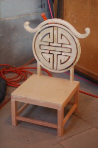 A chair I built for the opera, "Tea"