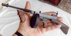 1/3 scale Thompson machine gun by David Kucer