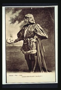 Sarah Bernhardt as Hamlet, London 1870