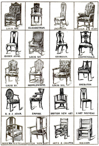 40 styles of chairs