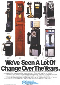 Public telephones from 1890 to 1985