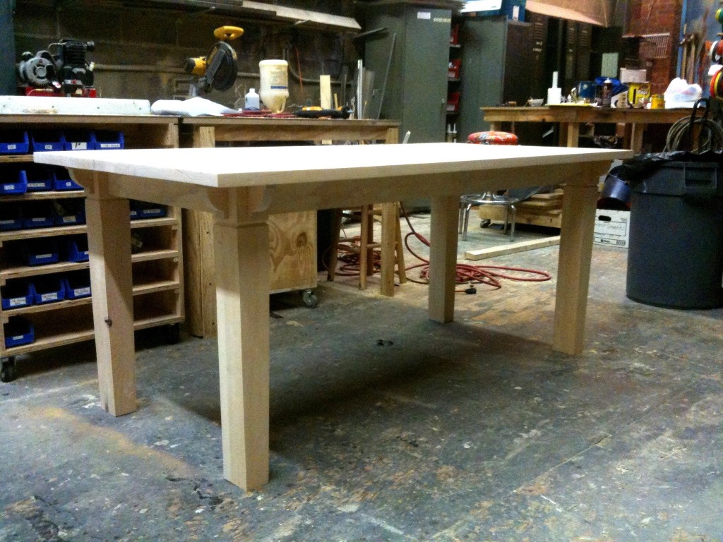 Final table before staining