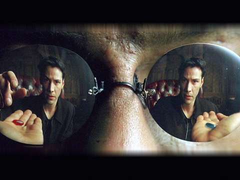 Red Pill or Blue Pill from The Matrix