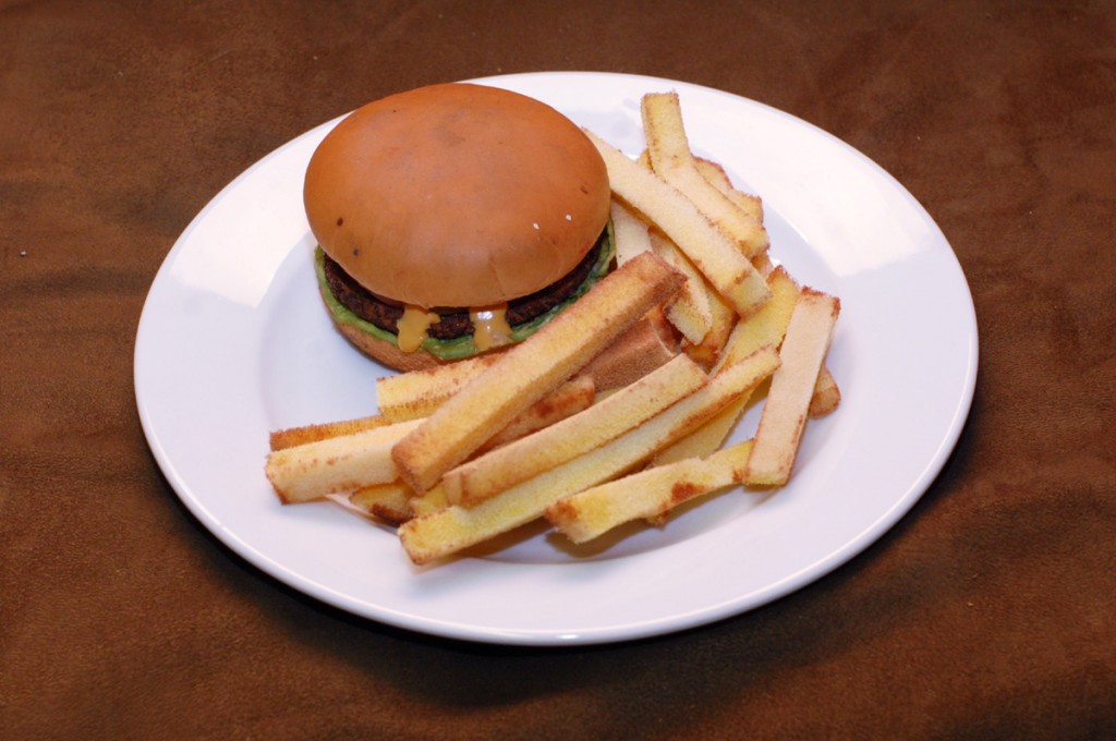 Hamburger and French Fries