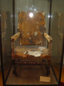 Click for a larger view of Moliere's chair