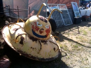 Playground equipment at the entrance of Elephant's Trunk