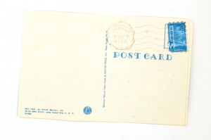 Back of the postcard