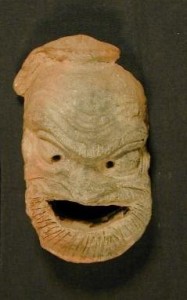 Terracotta mask from 395BCE-332BCE