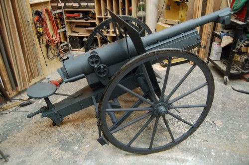 Right side of the cannon