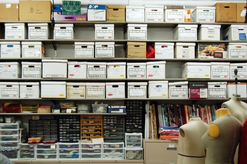 Costume shop storage