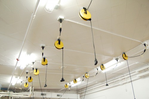 Ceiling power cords