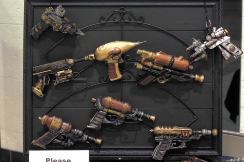 Steampunk weapons by Stephen Chapman