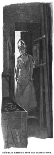 BrÃ¼nhilde emerging from her dressing-room