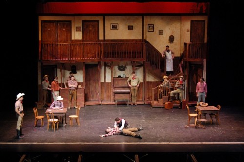 The saloon in "Crazy for You"