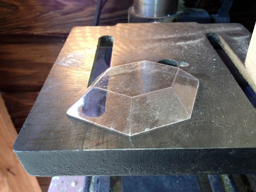 Vacuum formed half