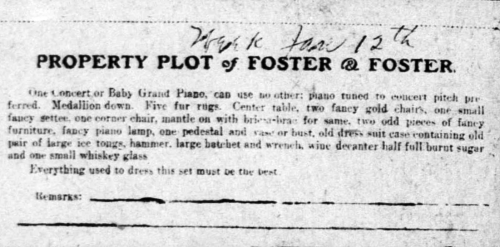 Foster & Foster prop plot