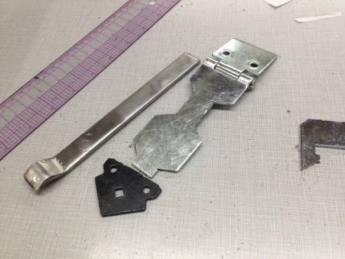 Pieces for the hasp