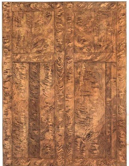 Oak panel door