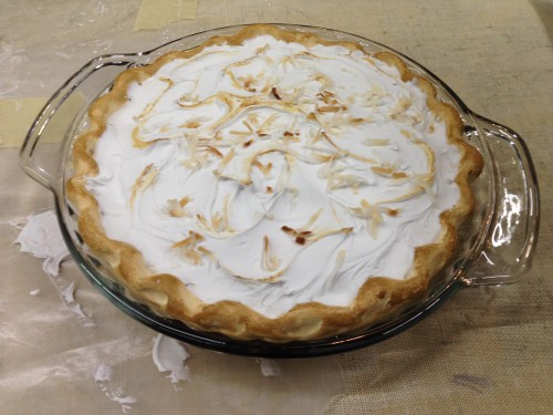 Coconut cream pie