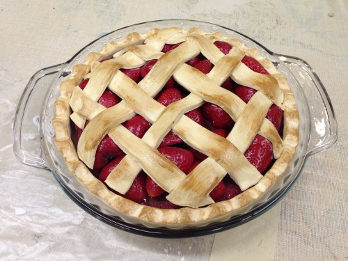 Strawberry pie