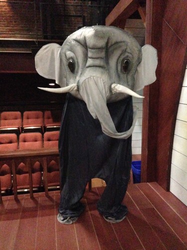 Elephant puppet. Photo by Lisa Bledsoe.