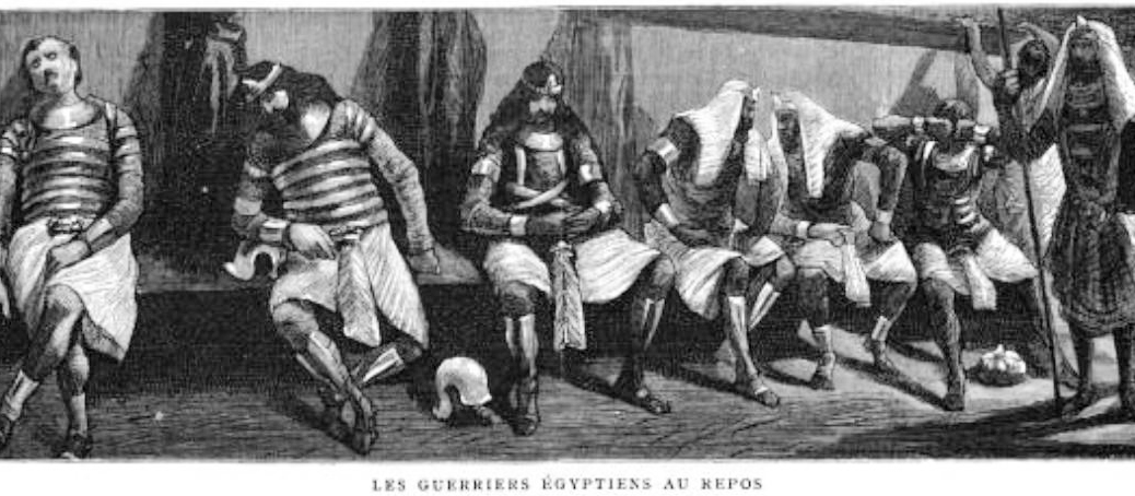 The Egyptian Warriors at rest