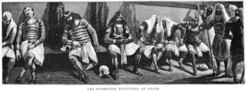 The Egyptian Warriors at rest