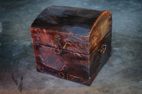 Ancient carved box