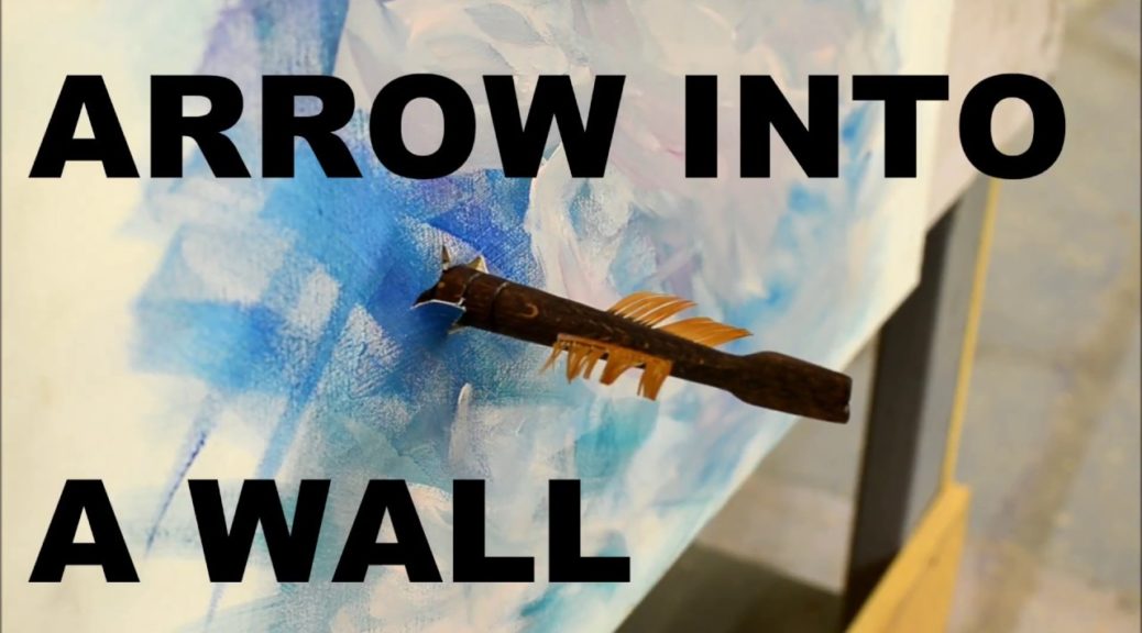 Arrow into Wall