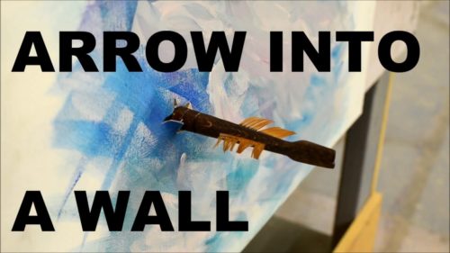 Arrow into Wall