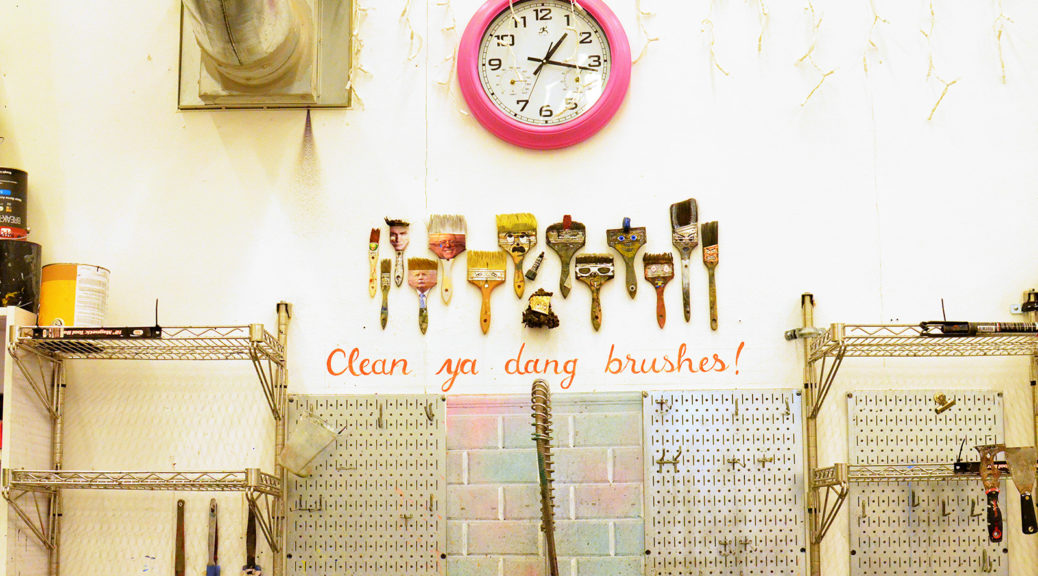 Clean ya dang brushes!