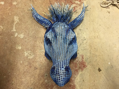 The donkey mask from "A Midsummer Night's Dream"